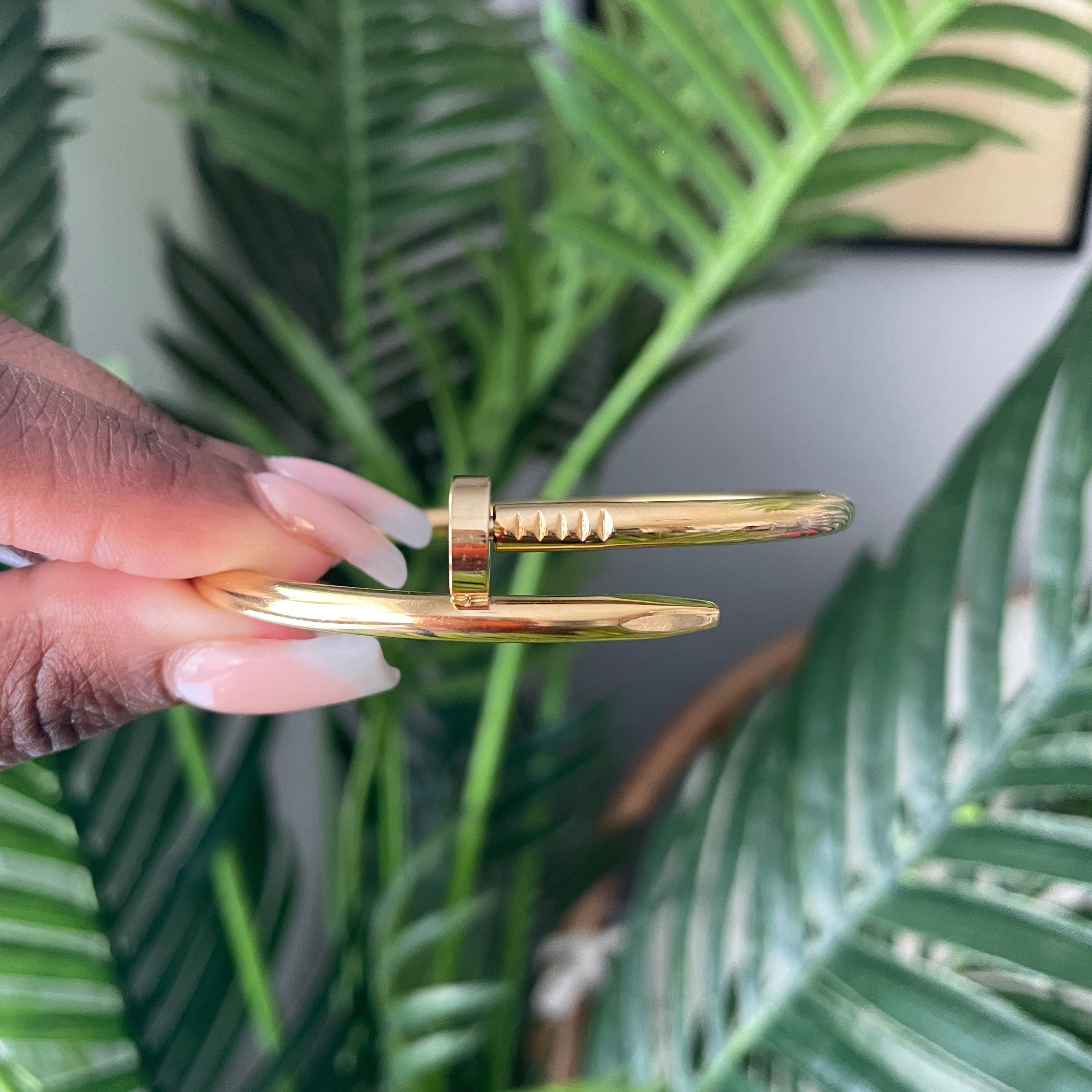 Original Gold Nail Bracelet