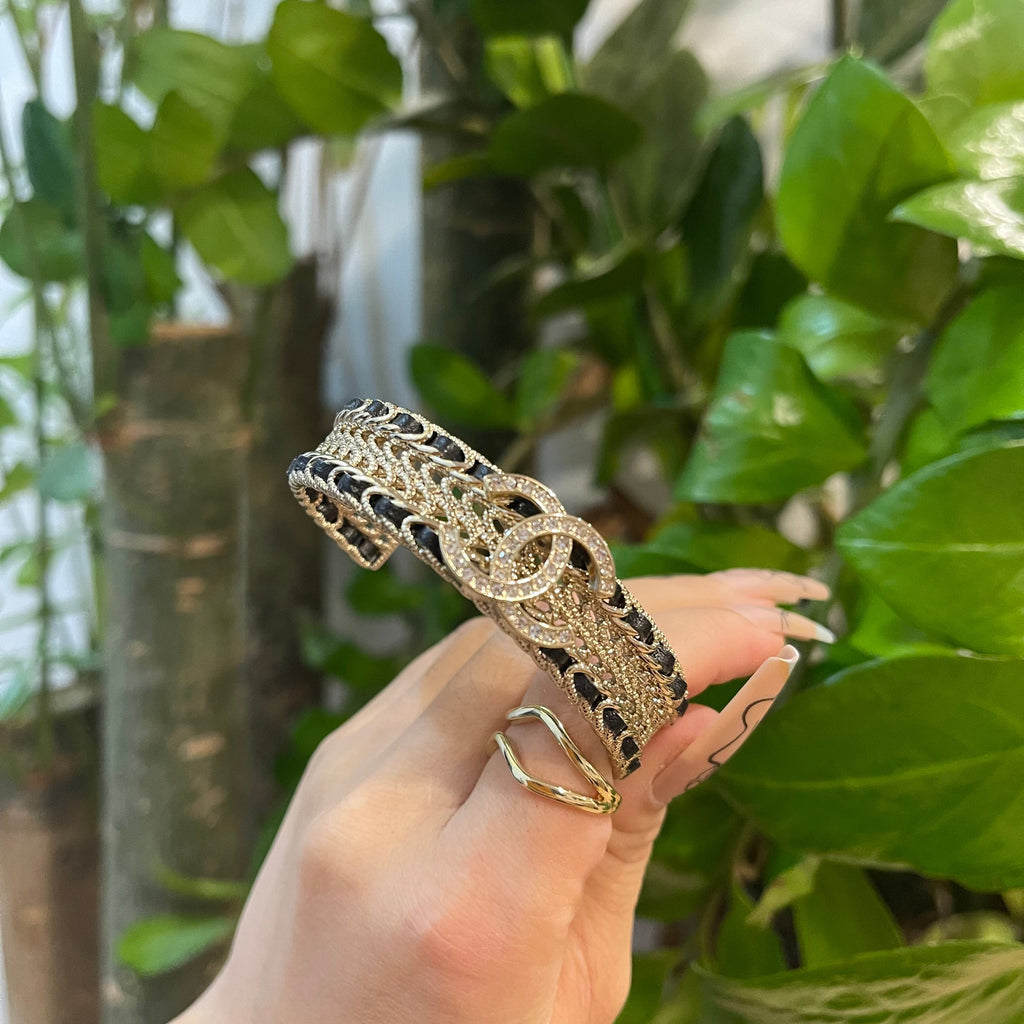 Golden & Black Design Bracelet