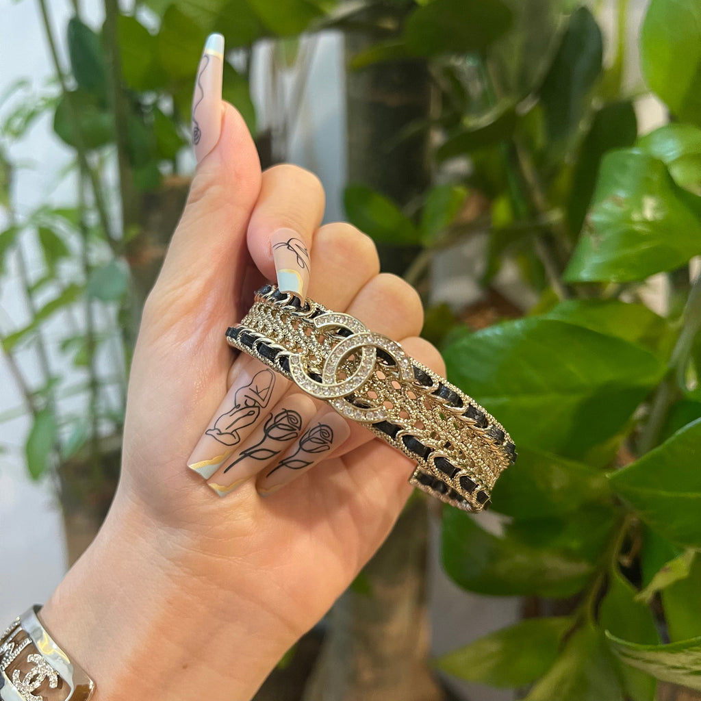 Golden & Black Design Bracelet