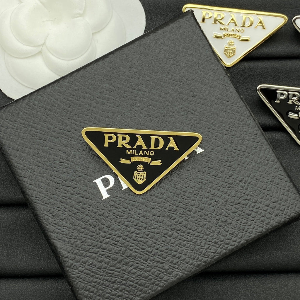 Triangle Design Girl Brooch