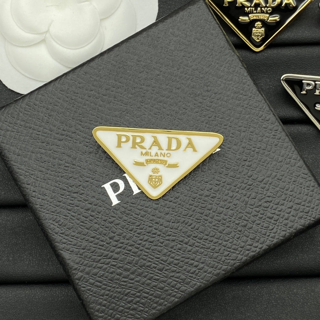 Triangle Design Girl Brooch