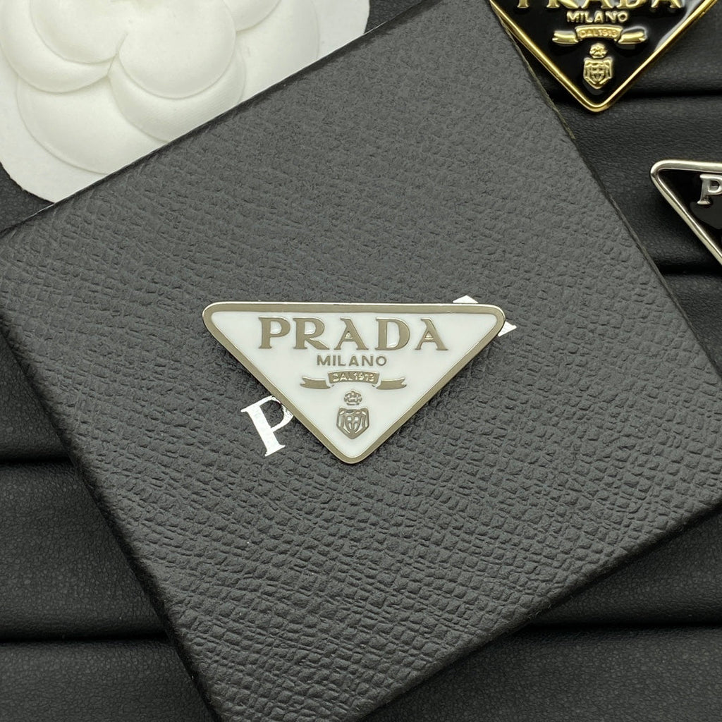 Triangle Design Girl Brooch