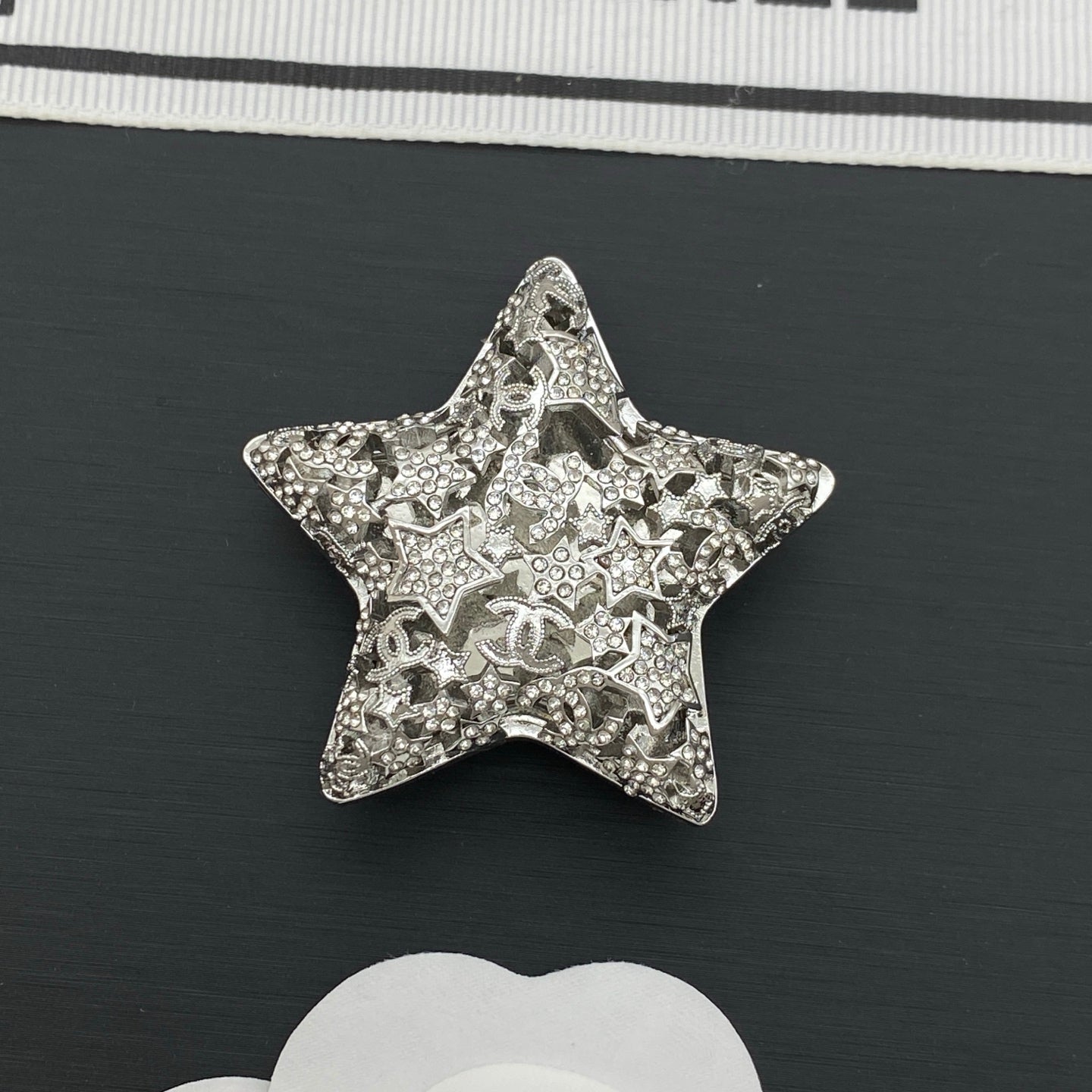 Star C Diamond Girl Brooch