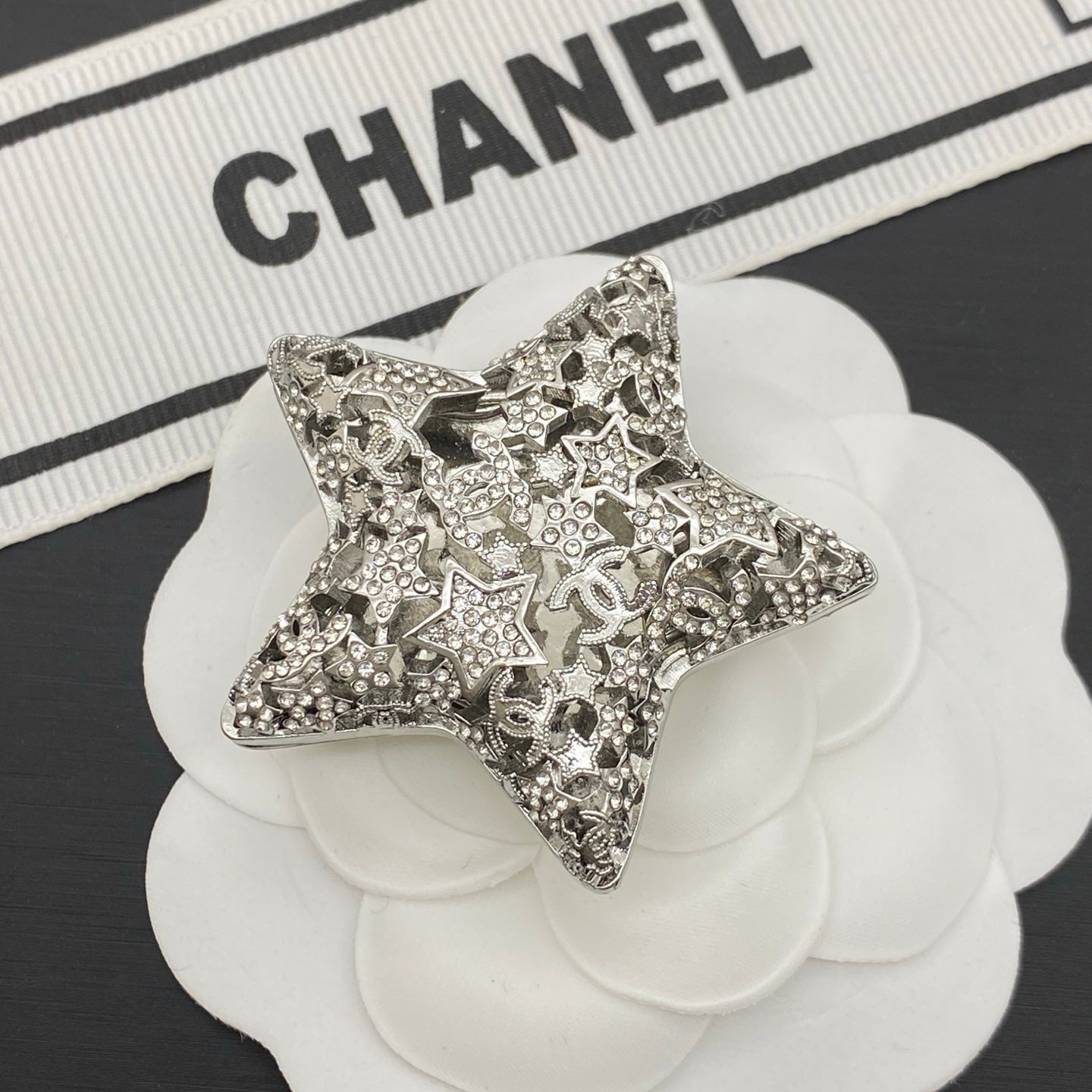 Star C Diamond Girl Brooch