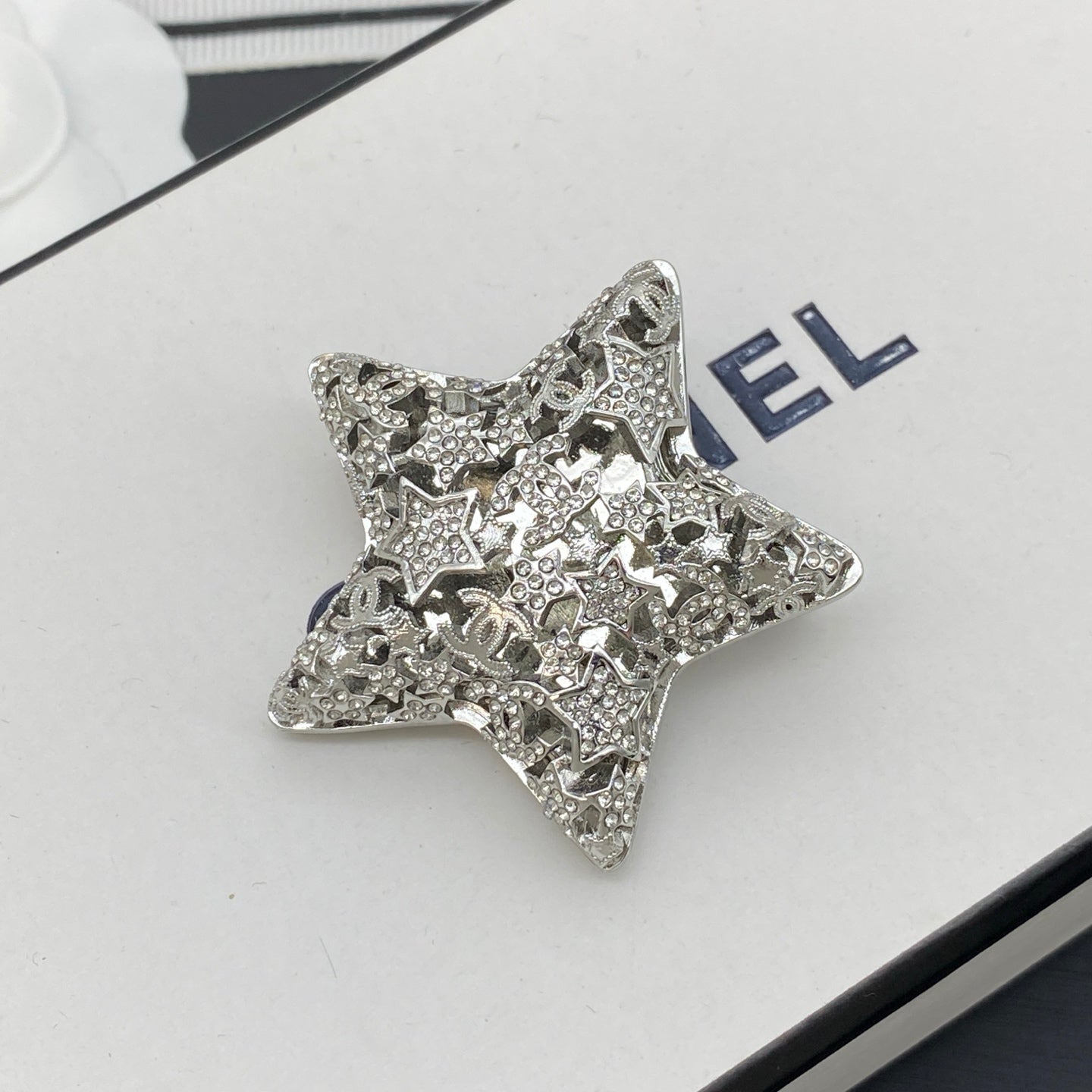 Star C Diamond Girl Brooch